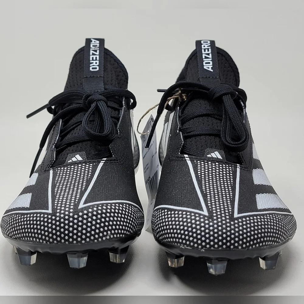 Adidas Adizero Electric.1 IF2426 Black White Football Cleats Men's Size 8 New